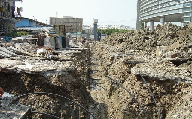 地源热泵施工现场