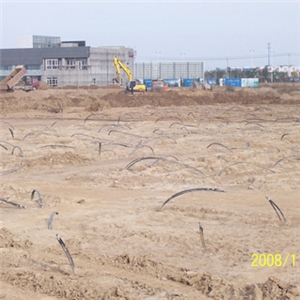 地埋管施工现场